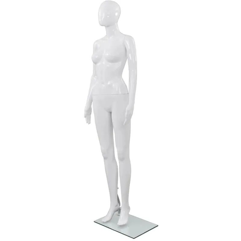 Maison du'Monde - Manichino Donna Figura Intera Base in Vetro - Wit