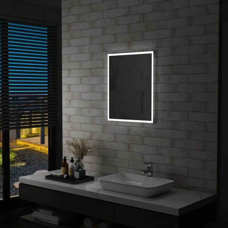 Furniture Limited - Specchio da Parete a led per Bagno 50x60 cm