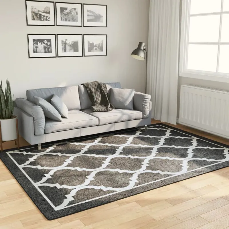 Maison du'Monde - Tappeto Lavabile Nero e Bianco 160x230 cm - Multikleur