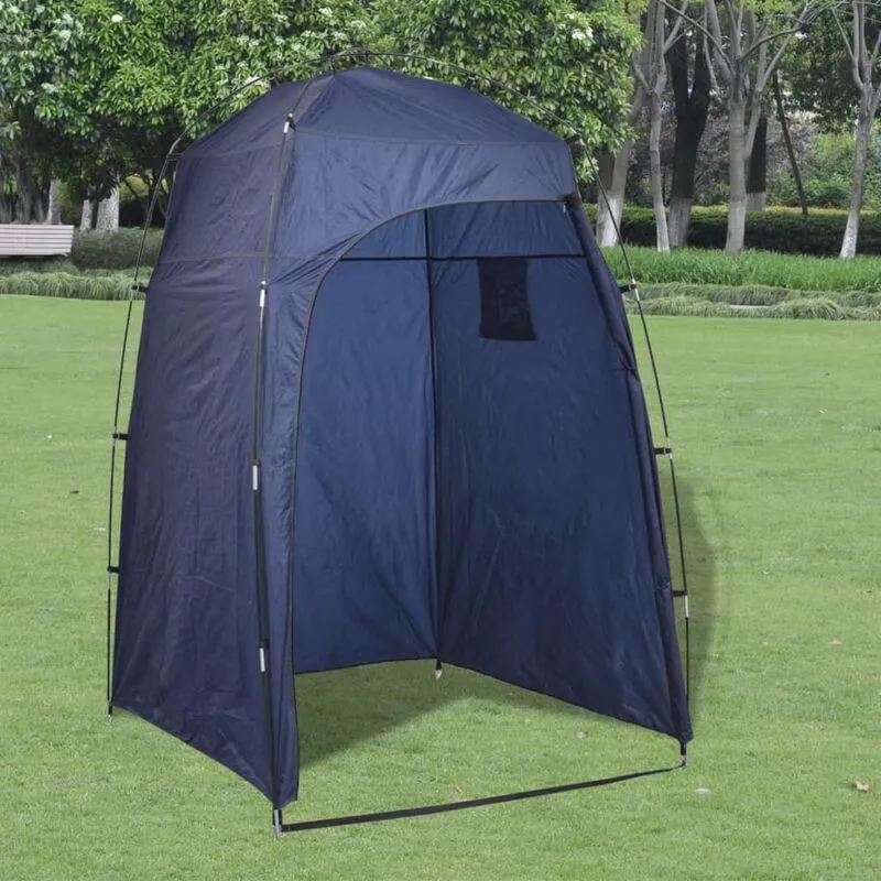 Furniture Limited - Tenda per Doccia/WC/Spogliatoio Blu - Blauw