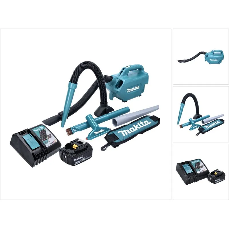  - dcl 184 RM1 18 v 54 mbar 0,5 l batteria hoover + 1x 4,0 Ah batteria + caricabatterie