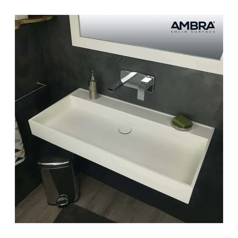 Ambra - malaga ii - bacino rettangolare sospeso - Lavabo