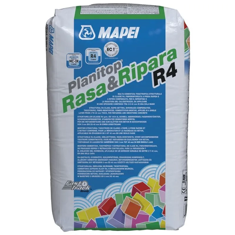 Malta strutturale Mapei Planitop Rasa & Ripara R4