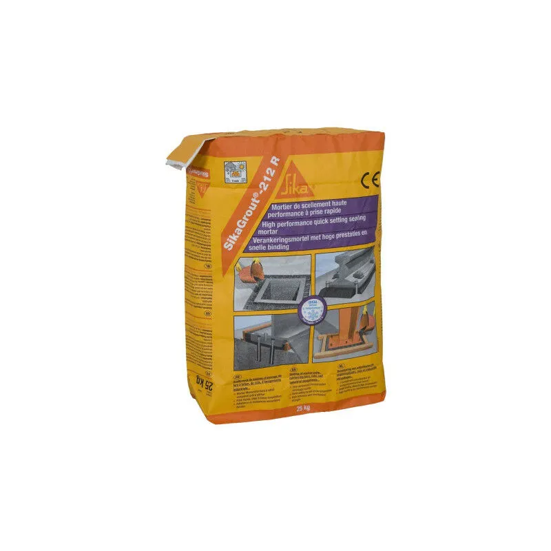 Malta idraulica Sika Sika Grout 212 r - 25 kg - Grigio