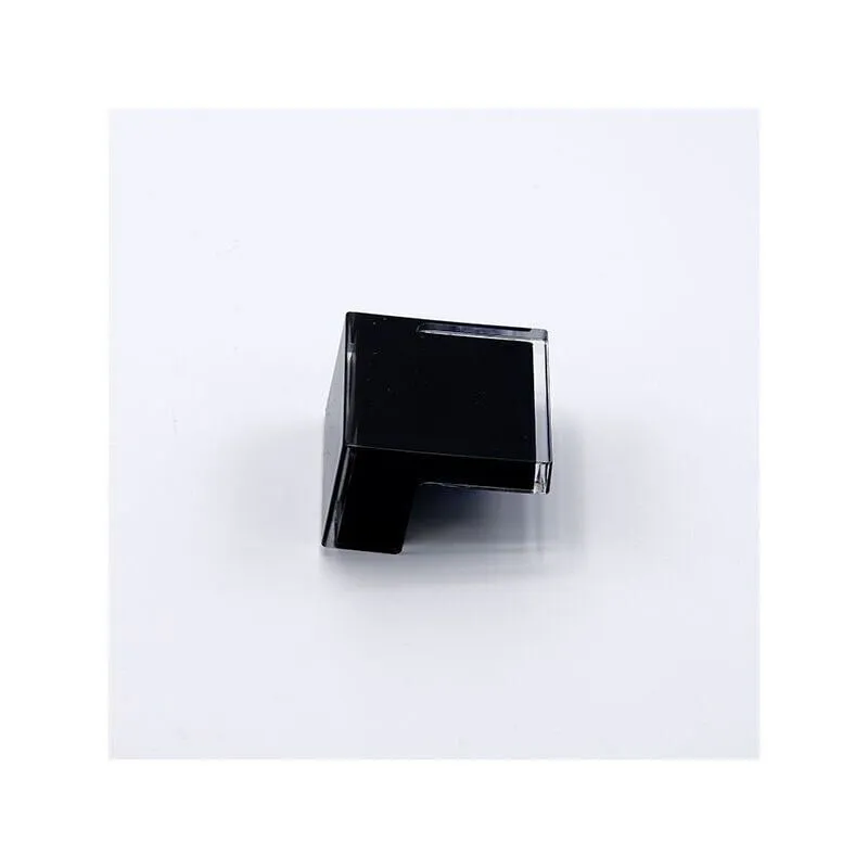 Polideas - Maniglia a elle in stampato nero 45x41x25mm - 603 Soul