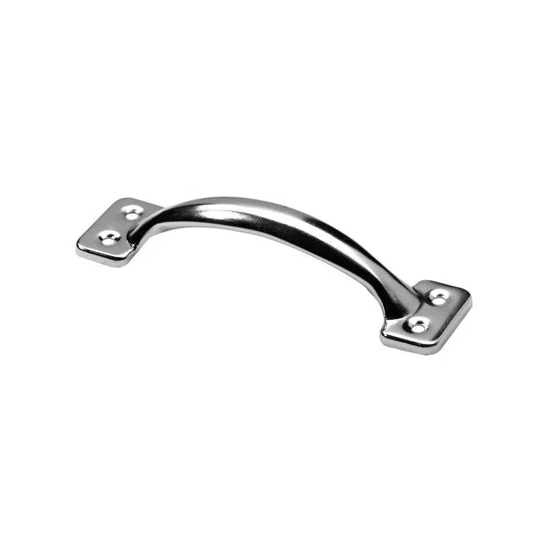 Maniglia Hettich in acciaio nichelato, interasse 108 mm Hettich