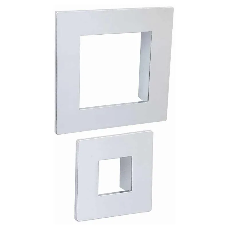 Maniglia per mobili quadrata stile moderno serie 300 54x54 Giusti - 32 Cromo Lucido