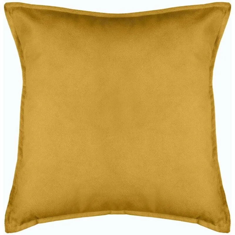 Atmosphera Créateur D'intérieur - Cuscino lilou in cotone giallo senape 55x55cm