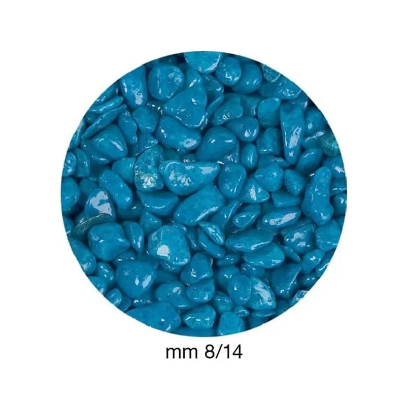 Ciottoli lucky blu mm 8-14 1 kg