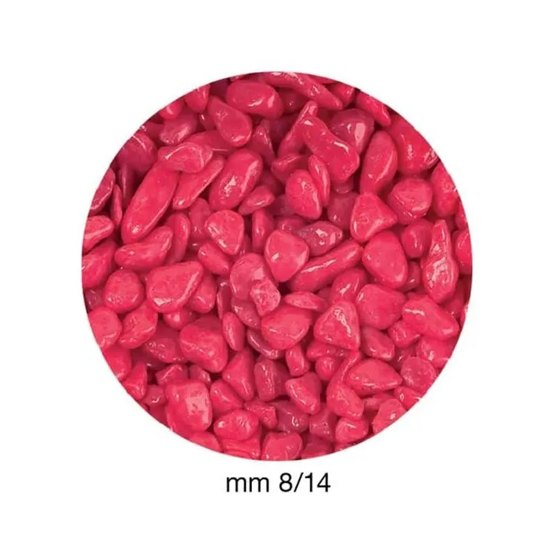 Ciottoli lucky rossi mm 8-14 1 kg