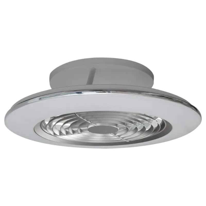 Plafoniera led con ventola Mantra alisio mini 70+30w 2700-5000k argento - 7494