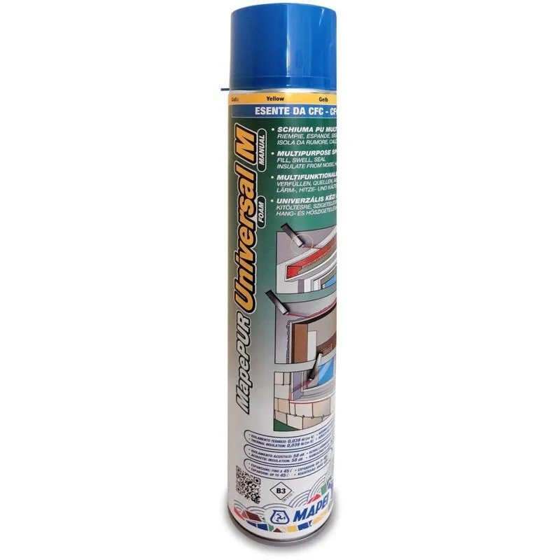 Mapei - mapepur universal m schiuma poliuretanica multifunzione 750 ml