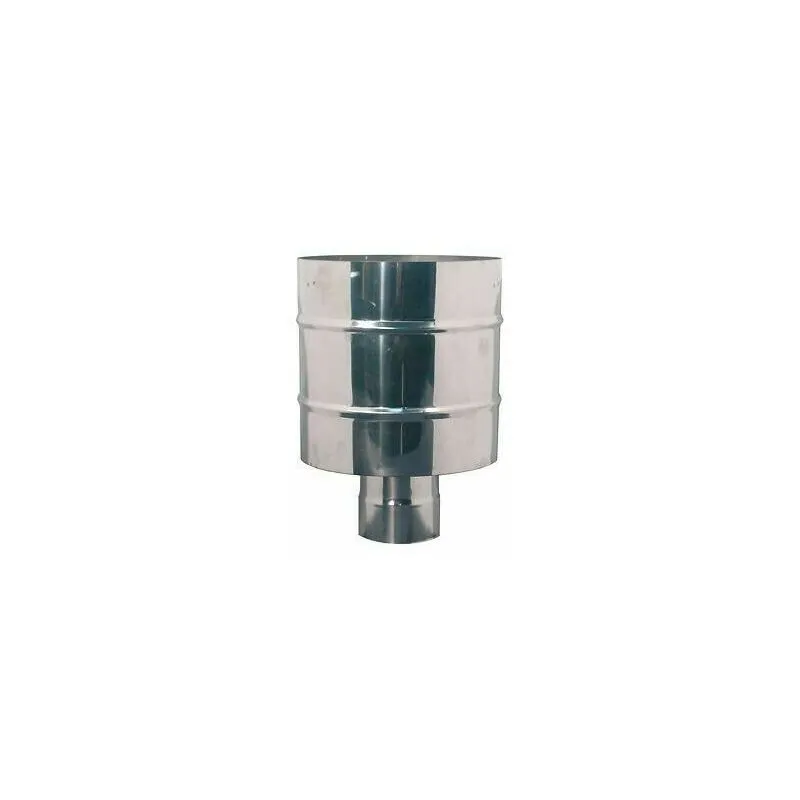 Cappello antivento fumaiolo stufa pellet acciaio inox canna fumaria d 120mm