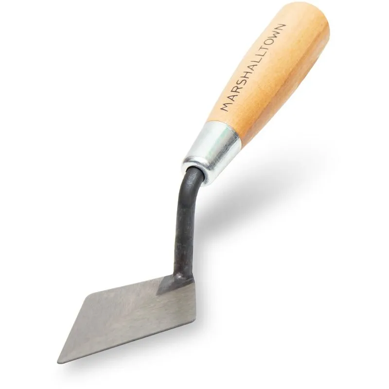  - 46 114S Archaeology Trowel, Rigida a Punta in Stile londinese, con Manico in Legno, cazzuola in Acciaio, Dimensioni: 102x51 mm, Argento