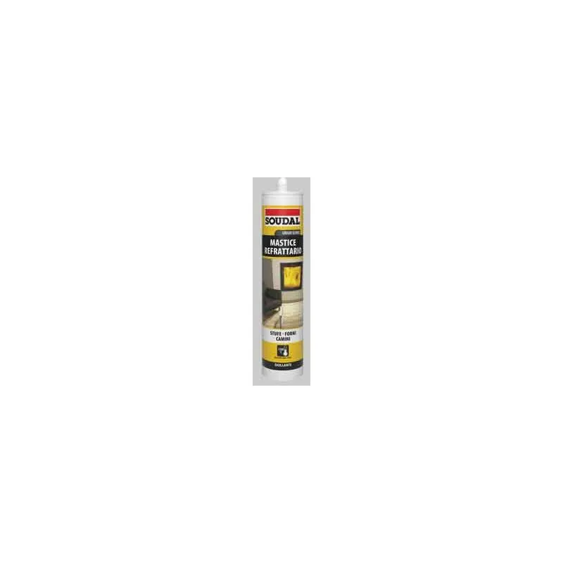 Mastice refrattario soudal ml 290 - Grigio scuro