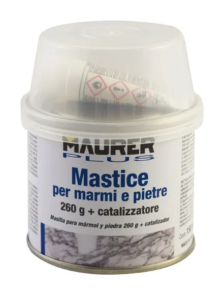 Mastice Stucco Per Marmo E Pietra Lt O,150 Con Catalizzatore