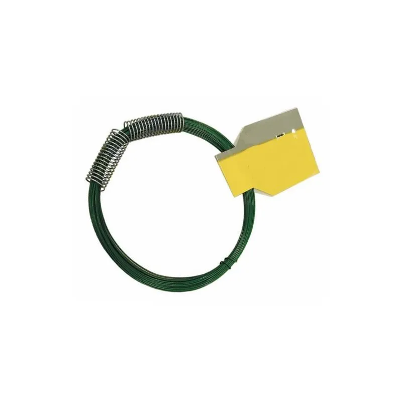 Sidex - matassina bobina 100 mt filo ferro acciaio zincato plastificato 3,3 mm verde