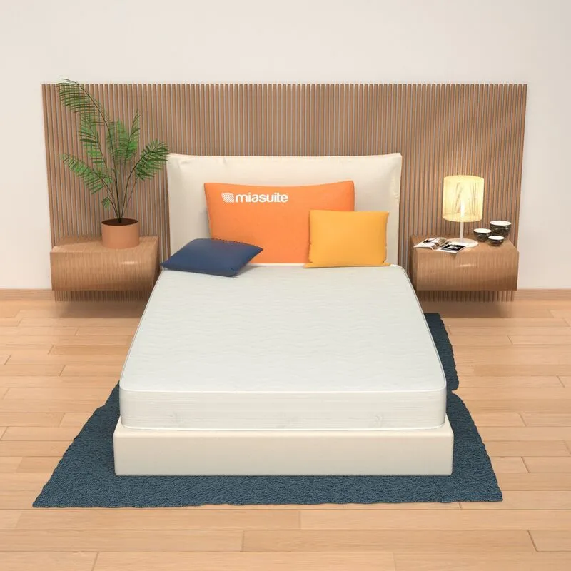 Miasuite - Materasso per Divano Letto 140x180 Alto 14 cm - Aloe Vera, Waterfoam Plus