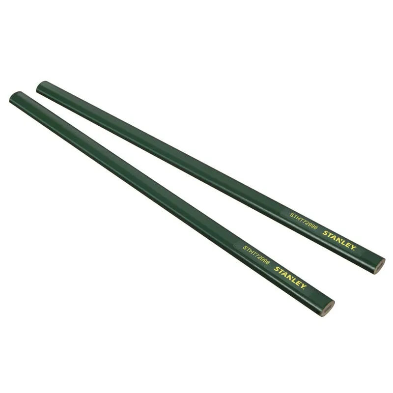 Matita da muratore corpo verde - 30 cm - 2 pezzi - STHT0-72998 - 