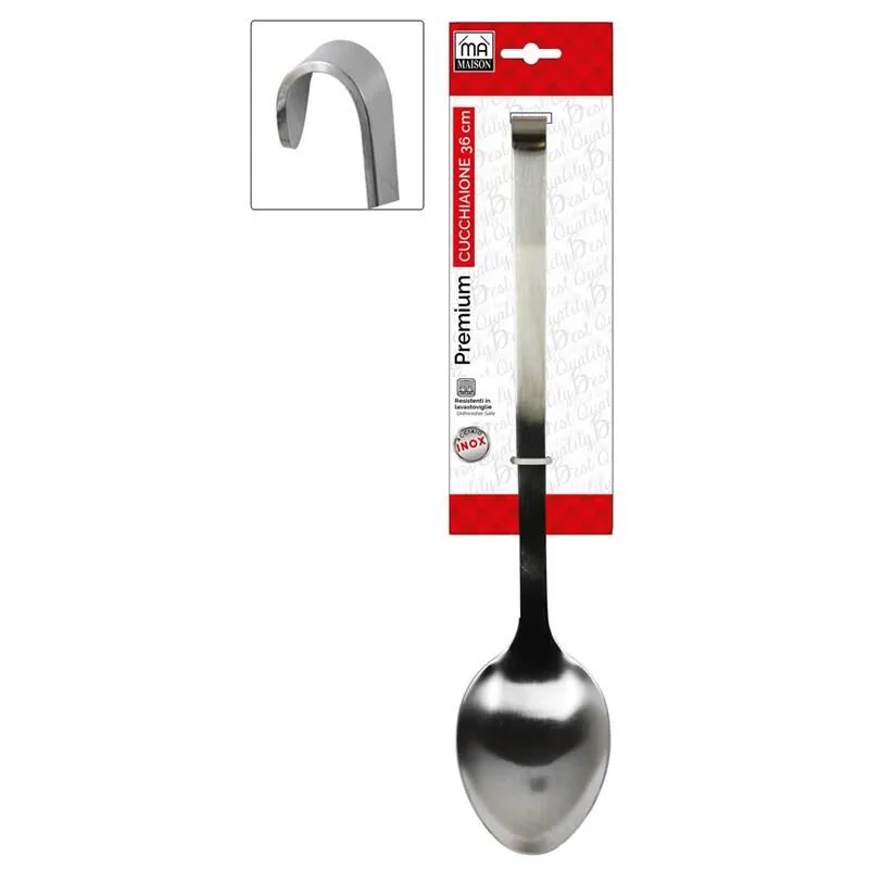 Maury's - premium cucchiaione in acciaio inox da 36 cm