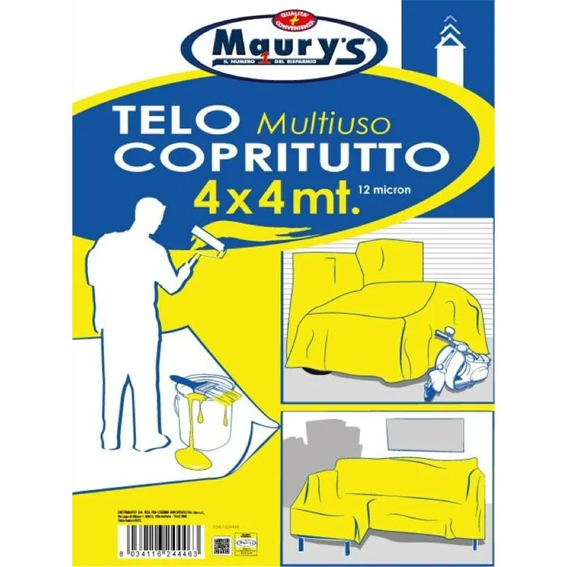 Maury'S Telo Copritutto Multiuso 4x4 Mt