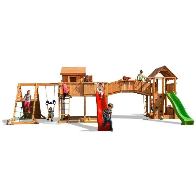 Maxi set Fungoo spider land multifunzionale in legno