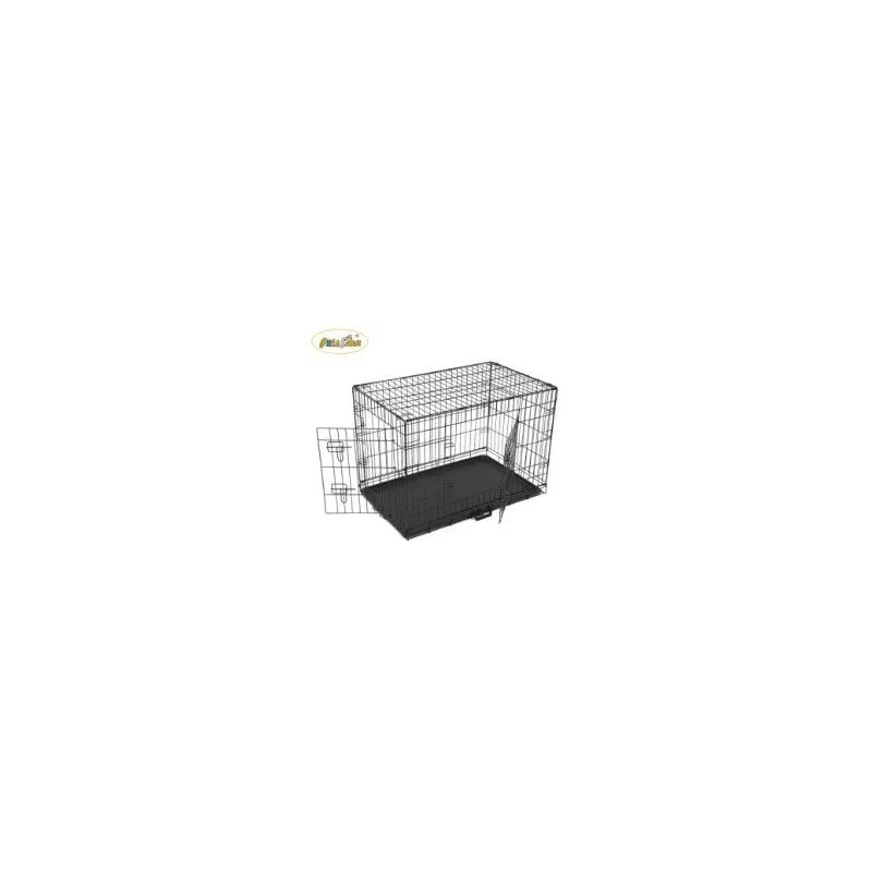 MaxxPet Gabbia per cani – Trasportino per cani – Pieghevole con 2 ante – 122 x 74 x 81 cm