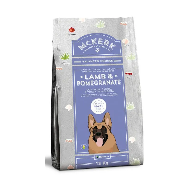 McKerk Adult Maxi con Agnello e Melograno da 12 Kg