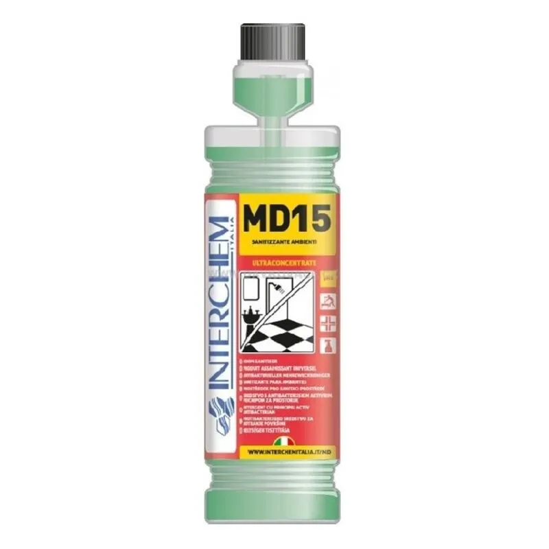 MD15 Sanitizzante ambienti. Ultraconcentrato lt 1