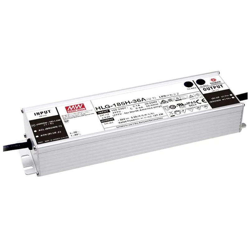 HLG-185H-24AB Driver per led Tensione costante 187.2 w 3.9 - 7.8 a 22 - 27 v/dc dimmerabile, Funzione dimmer - 