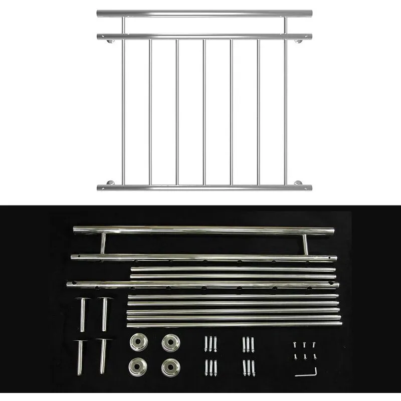 90x100 balaustra per balconi balaustre per finestre in acciaio inox barre per finestre bar parapetto griglie di sicurezza - Melko