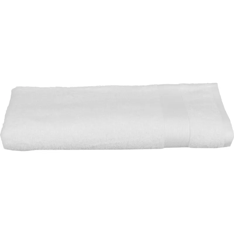 Lenzuolo da bagno in cotone bianco Essentiel 100x150cm Atmosphera Créateur D'intérieur