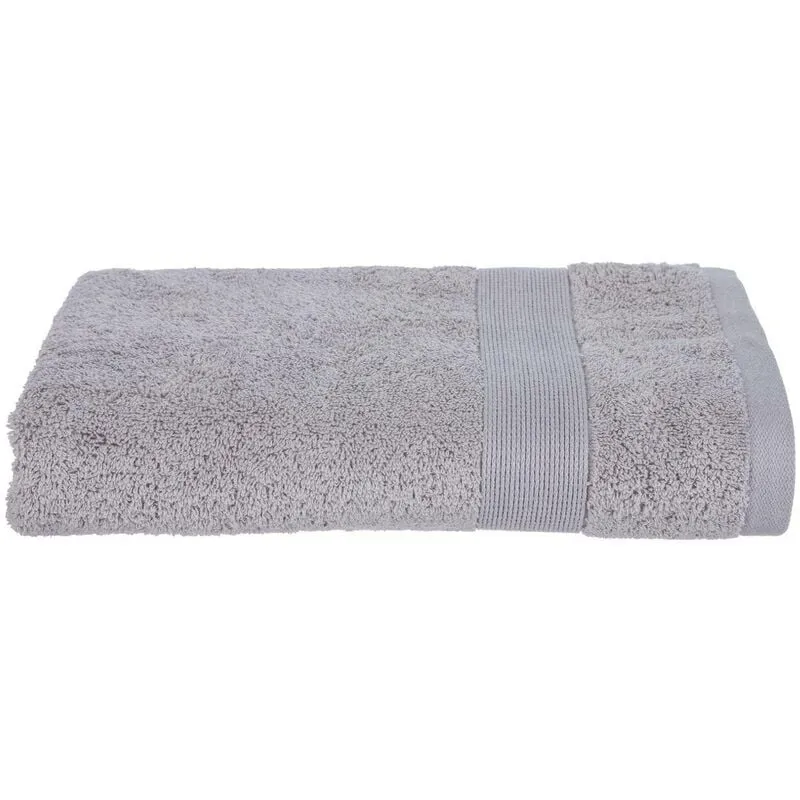 Lenzuolo doccia Essentiel in cotone grigio tortora 70x130cm Atmosphera Créateur D'intérieur