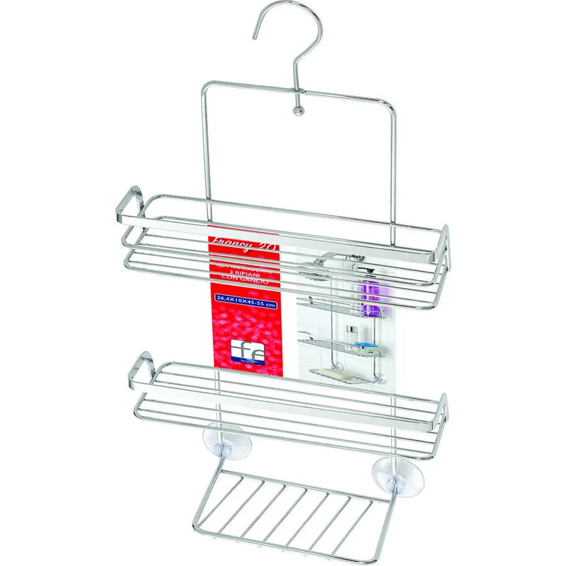 Mensola Francy 3 Ripiani Per Doccia -160020b