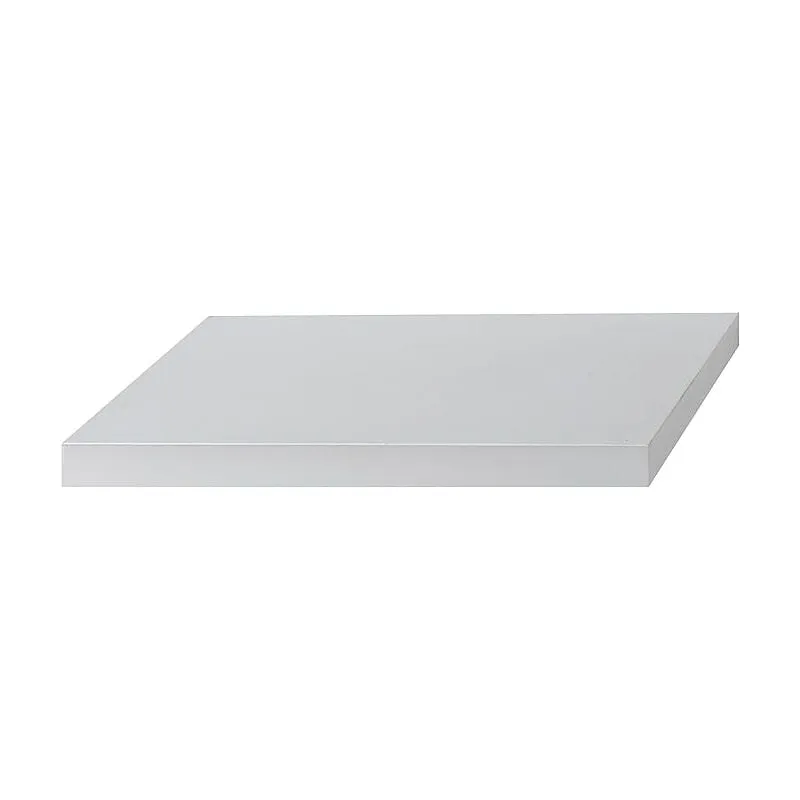 King Home Mensola Tamburata In Mdf Bianco 60X25X5H confezione da 8 pezzi