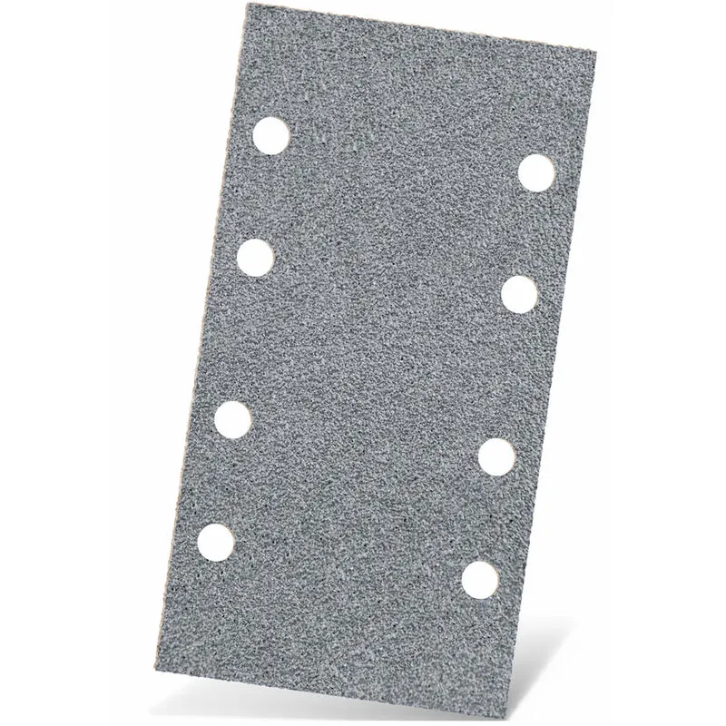 Platinum Carte abrasive velcrate, 180 x 93 mm, 8 fori, p. Levigatrici orbitali (50 Pz.) G150 - Menzer