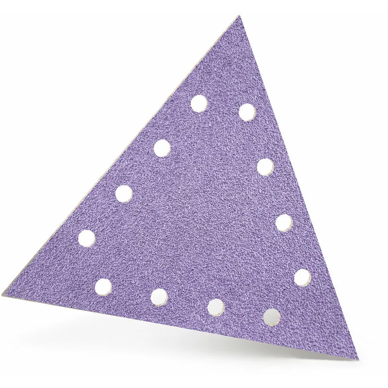 Menzer - Purple hd Dischi abrasivi velcrati, 290 x 250 mm, 12 fori, p. Levigatrici per muri (25 Pz.) G100