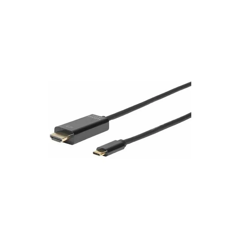 Microconnect - USB3.1CHDMI1 1m hdmi usb c Black Video Cable Adapter - Adattatori per cavi video (1m, hdmi, usb c, Maschio, Maschio, Nero)