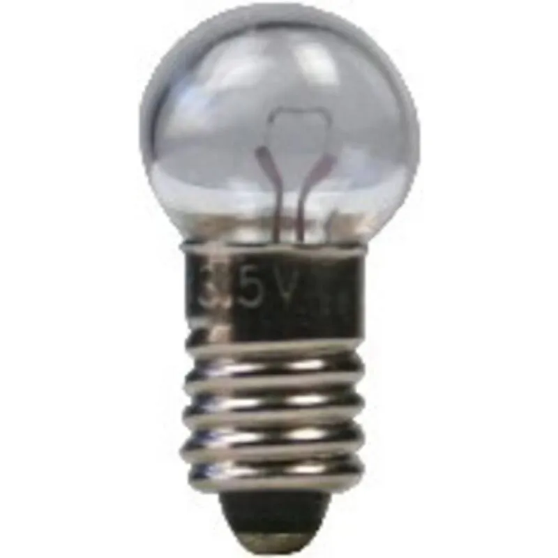  5049 Microlampadina 6 V 0.60 W Attacco E5.5 Trasparente 1 pz.