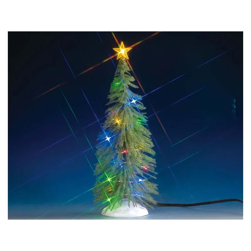 Lemax - Mini Alberello di Natale Luminoso Illuminato Led h 26cm Villaggi di Natale