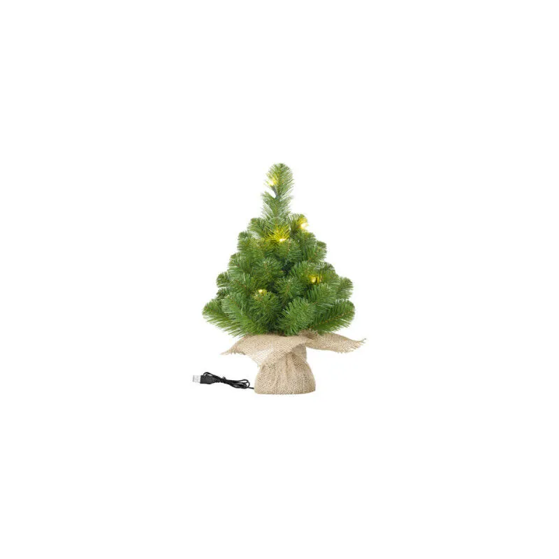 Albero di Natale led edm - 30 cm - 72186 - Vert