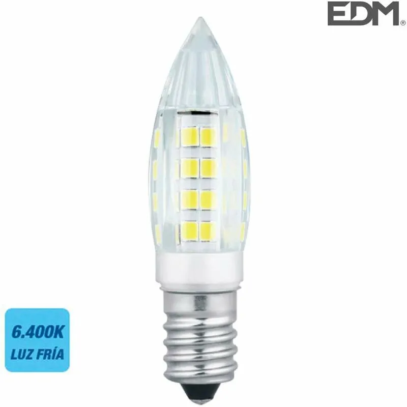  - Lampadina led E14 3W Candela equivalente a 28W - Day White 6400K