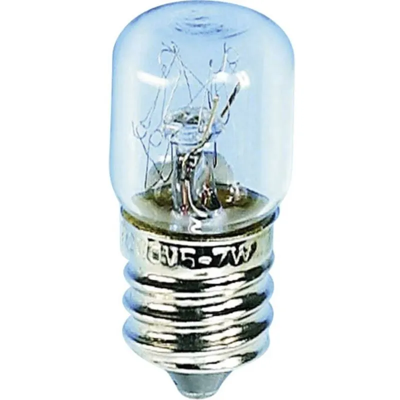  00132607 Mini lampadina tubolare 220 V, 260 V 5 W, 7 W E14 Trasparente 1 pz.