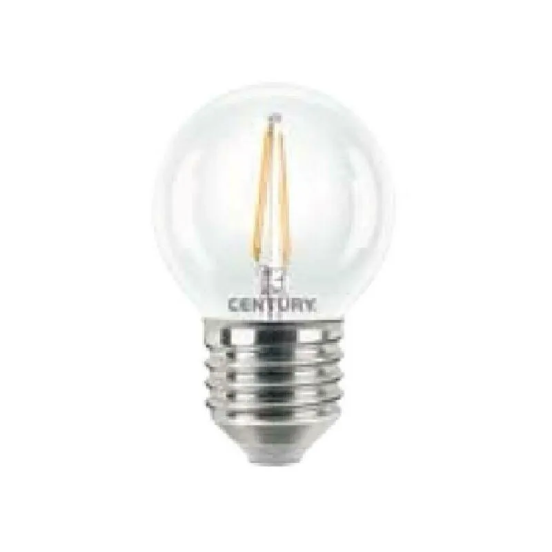 Lampadina mini sfera chiara filamento led 4w attacco e27 luce calda inh1g-042727 - 