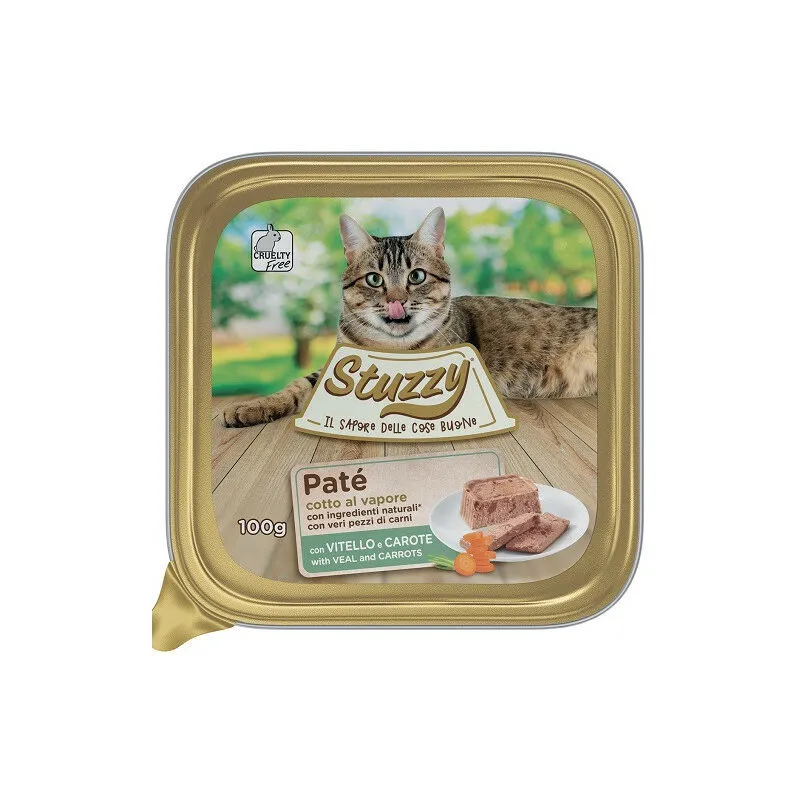 Mister Stuzzy Gatto da 100g Vitello e Carote