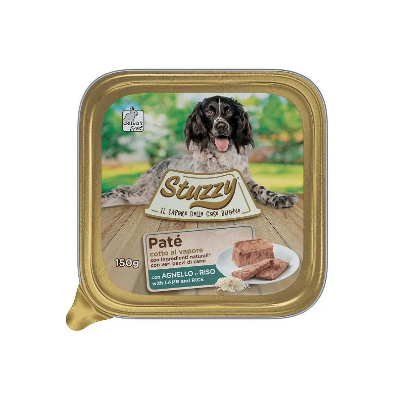 Mister Stuzzy per Cane da 150 gr Agnello e Riso