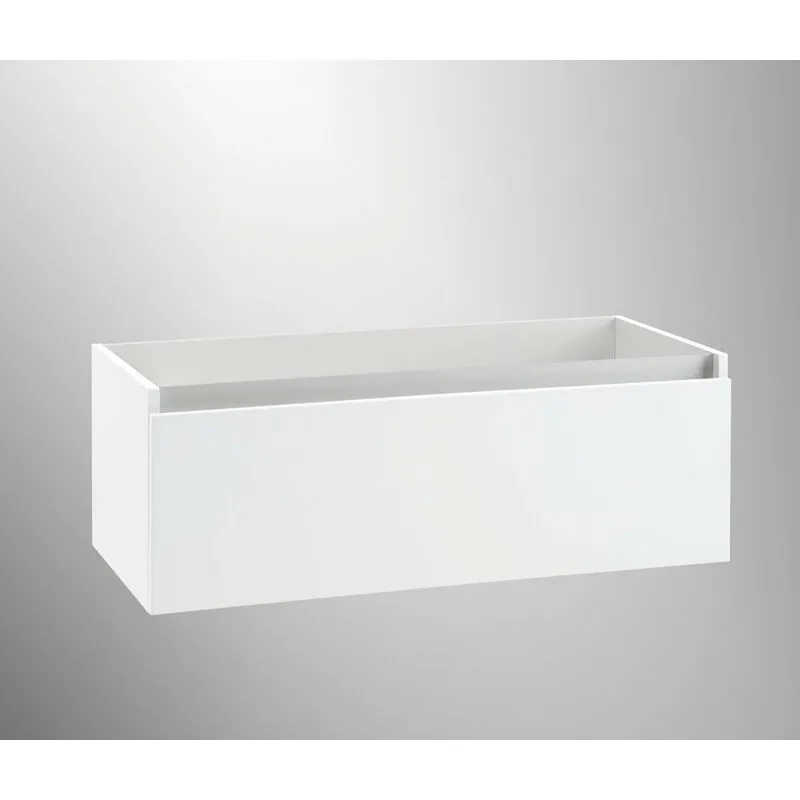 Mobile Bagno Sospeso 100 cm in Legno TFT Ibiza Bianco Opaco