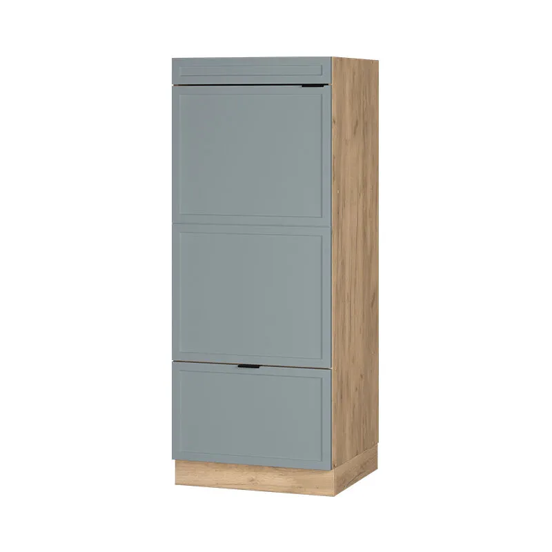 Mobile cucina microonde Fame-Line, Blu-grigio chiaro, 60 cm 