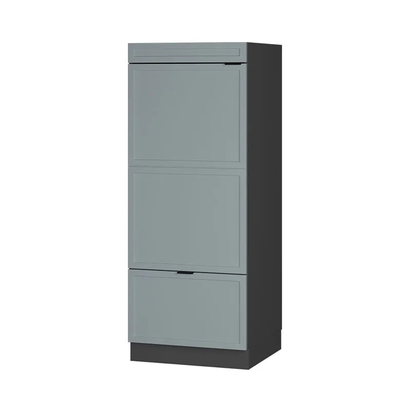 Mobile cucina microonde Fame-Line, Blu-grigio chiaro, 60 cm 