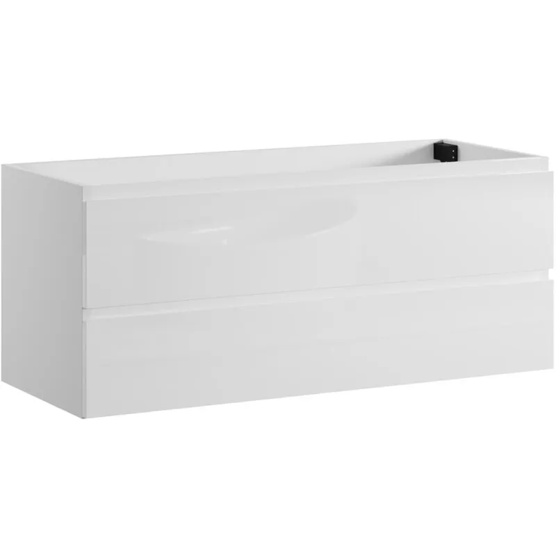 Mobile da bagno Angela 120cm - Bianco Lucido - armadio mobiletto lavabo